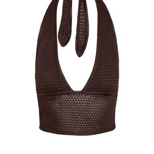 Toulon Top - Espresso Treble Knit