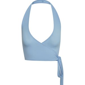 Yosemite Sleeveless Top - Sky Lightweight Rib